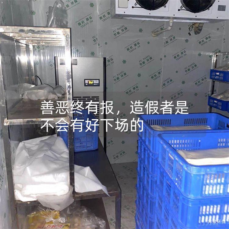 善恶终有报，造假者是不会有好下场的